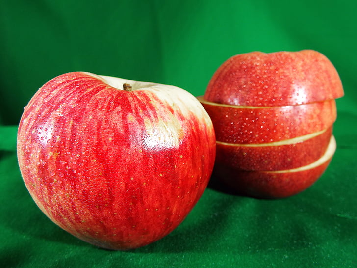 jabuka, Crveni, voće, jabuka - voće, hrana, svježinu, zrela