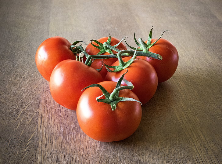 tomatid, köögiviljad, terve, puu- ja köögivilju, punane, toidu, võimsus