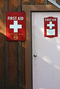 first aid, station, door, medical, first, aid, emergency