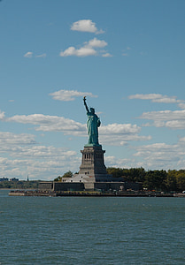statue of liberty, statue, landmark, monument, historic, famous, attraction