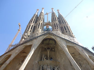 Barcelona, Sagrada rodina, kostel, Salvador Dalí, umění