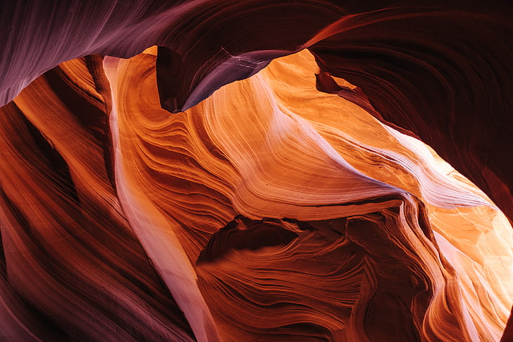 rock, formation, travel, adventure, antelope canyon