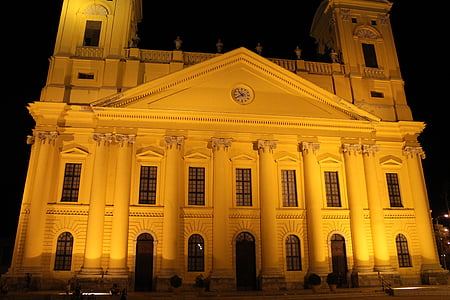 Debrecen, Madžarska, veliko cerkev v Debrecenu, reformirane cerkve, reformirati, Ogled, mesto, izlet
