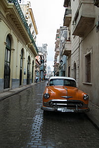 old car, travel, street, vat