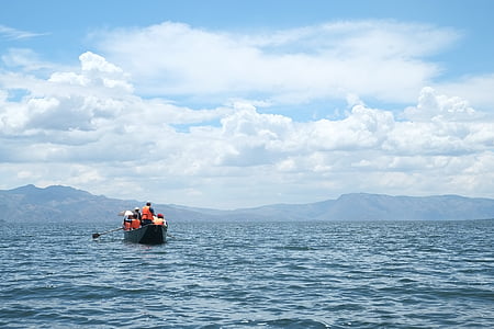 Erhai sjö, i provinsen yunnan, turism