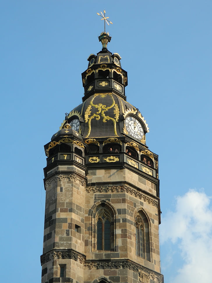 Torre, Iglesia, horas, Kosice Eslovaquia, Eslovaquia, Este, Casa