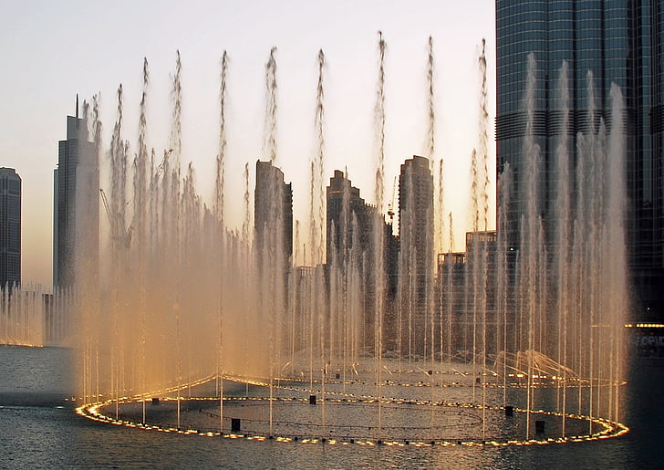 vattenspel, Dubai, Dubai fontäner