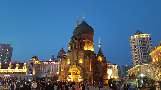 αρχιτεκτονική, Εκκλησία, παλιά, Κίνα