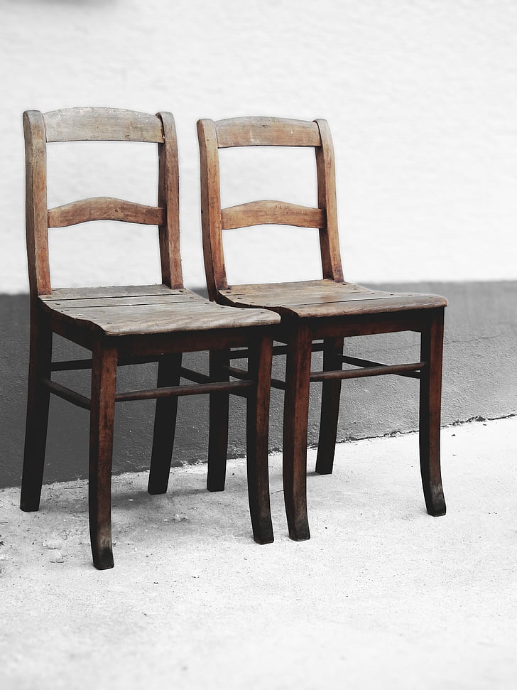 cadira, seient, seure, peces de mobiliari, mobles, vell, resta