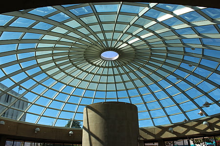 glass ceiling, dome, library, san diego state university, sdsu
