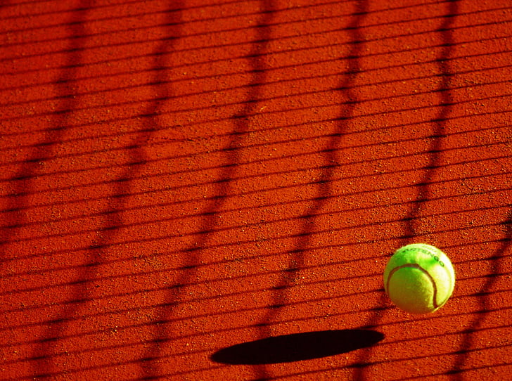 ball, clay court, court, sport, tennis, tennis court