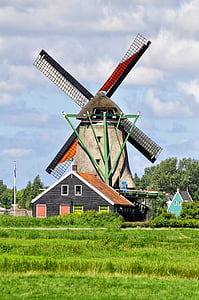네덜란드, 풍차, zaanse schans