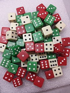 Die, kocka, szerencsejáték, Gamble, játék, véletlen, szerencse