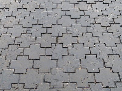 road, ground, paving stones, away, texture, wood, patch