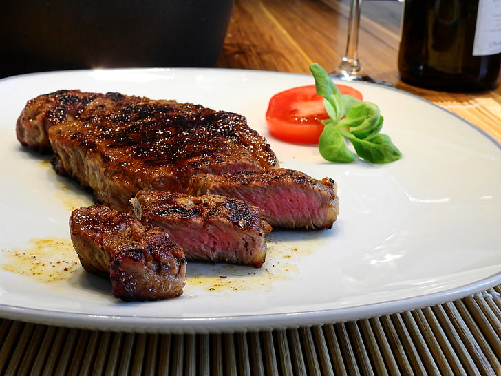 steak, viande, viande bovine, manger, alimentaire, steak de boeuf, délicieux