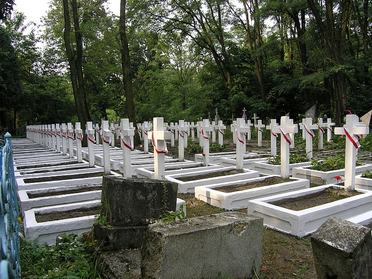 cemitério de legionário, Kovel, Volyn, cemitério, lápide, túmulo, morte