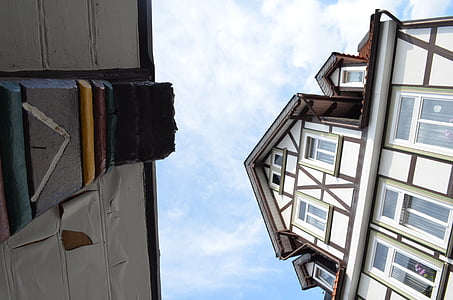 Goslar, Fachwerkhaus, pieni kulma ammuttu
