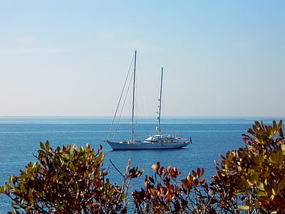 ветроходна лодка, море, платно, обувка, вода, свободно време, кораб