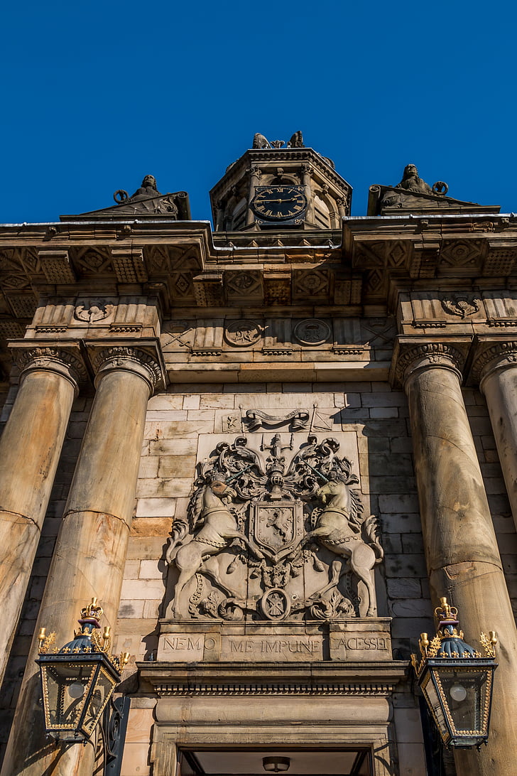 palace of Holyroodhouse, Edinburgh, Schotland, Paleis, Edinburgh paleis, het platform, beroemde markt