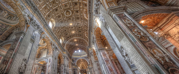 Vatikán, Řím, Itálie, kostel, Evropa, náboženství, katolické