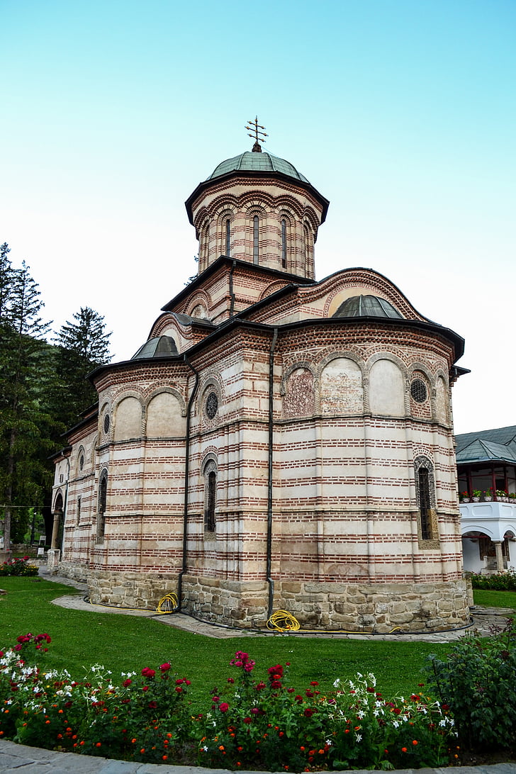 vienuolynas, cozia, Rumunija, Architektūra, stačiatikių, bažnyčia, krikščionių