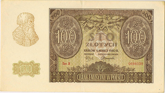 Reichsmark, uang kertas, Jerman, uang, Catatan, kertas, keuangan