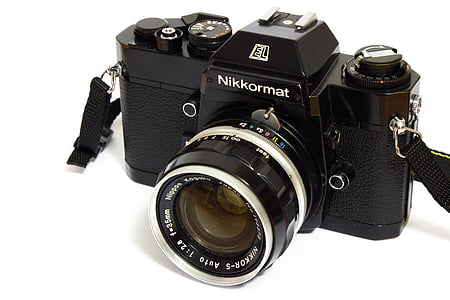 Nikon, analóg, kamera, nikkormat, régi kamera, Fénykép, Vintage