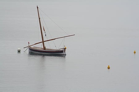 boot, zee, Cadaqués, Spanje, Costa brava, visserij