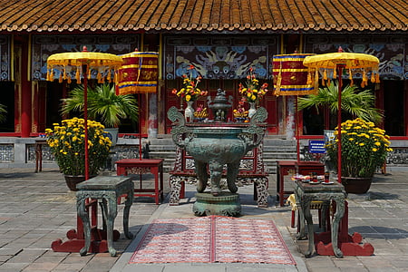 vietnam, hue, palace, royal palace, historically, asia, building