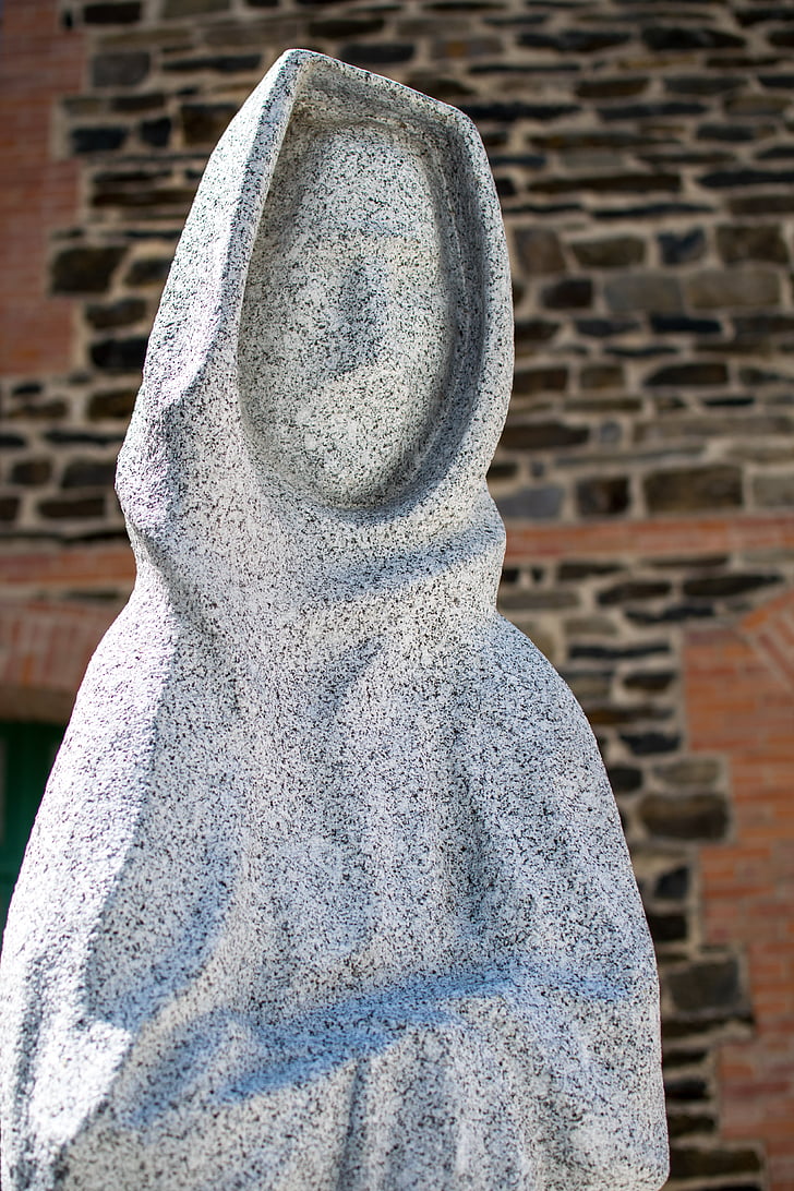Statua, granito, Tarn, Burlats
