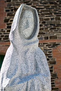 estatua de, granito, Tarn, Burlats