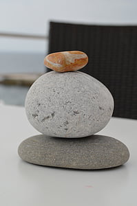 equilíbrio, pedra, pirâmide