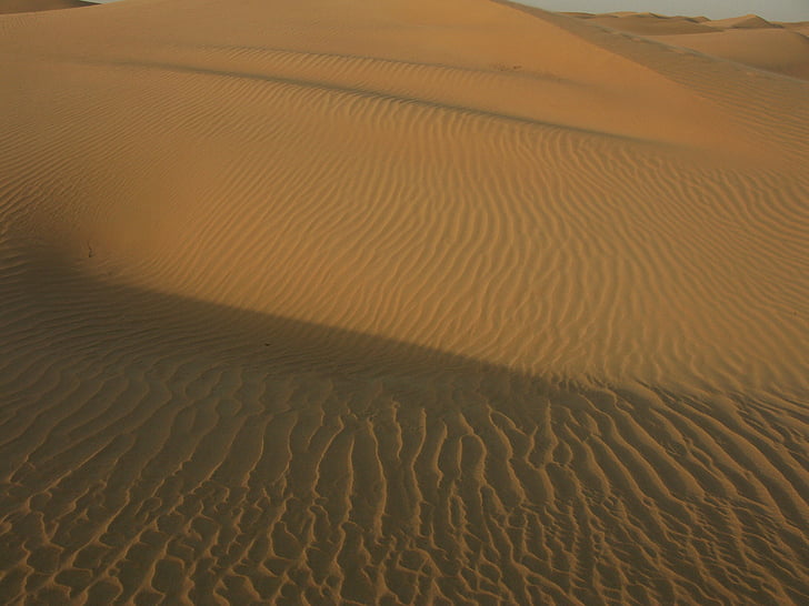 pustinja, pijesak, dine, Dubai, Ujedinjeni Arapski Emirati, Sahara