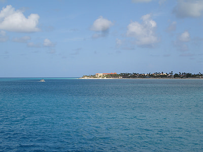 Aruba, ø, øen aruba, Oranjestad, Beach, Caribs, Caribiske Hav