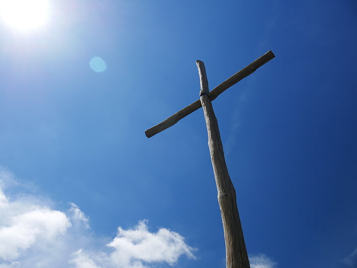 Cross, tro, träkors, kristendomen, Jesus, kyrkan, katolicism