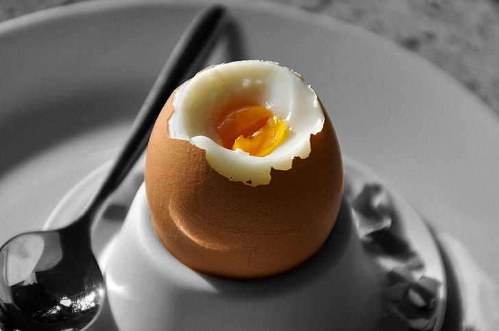 morgenmad æg, æg, spejlæg, mad, æggebægre, morgenmad, blødkogt æg
