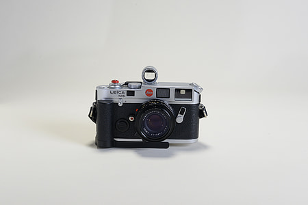 Vintage, starożytne, kamery, kamery, Leica