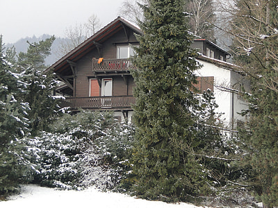 Holiday house, landskab, hjem, Schweiz
