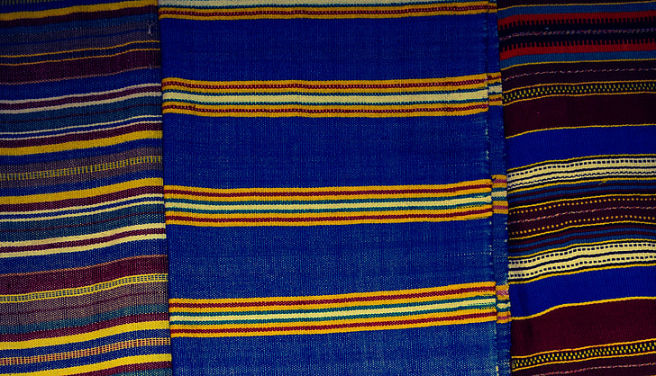 tessile, tessuto, tradizionale, tela di canapa, rustico, colori, tradizione