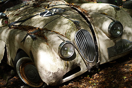 Jaguar, Oldtimer, auto, Classic, vonkajšie, vozidlo, historicky