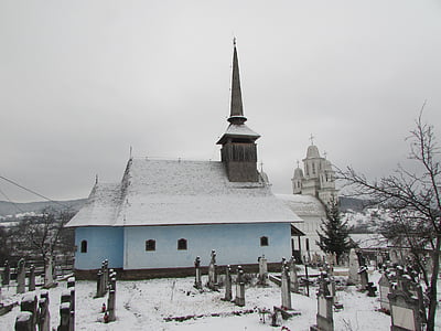 Fanatic, kostol, drevo, Sedmohradsko, Crisana, Rumunsko