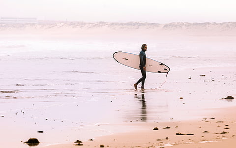 Beach, Ocean, Sea, inimesed, mees, Surf, Sport