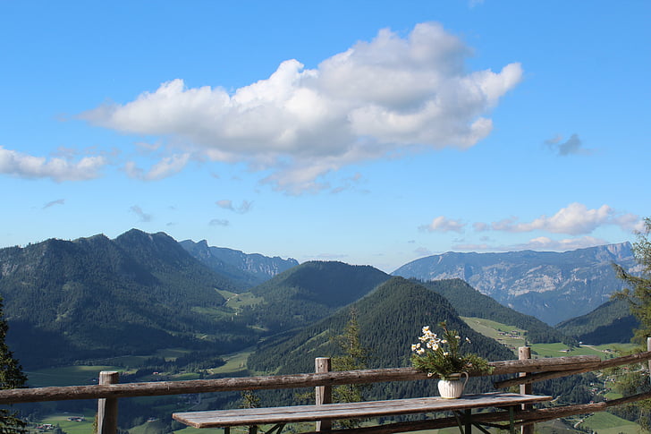 schärtenalm, Berchtesgaden, Alm, Alpski, krajine, gore, Zgornja Bavarska