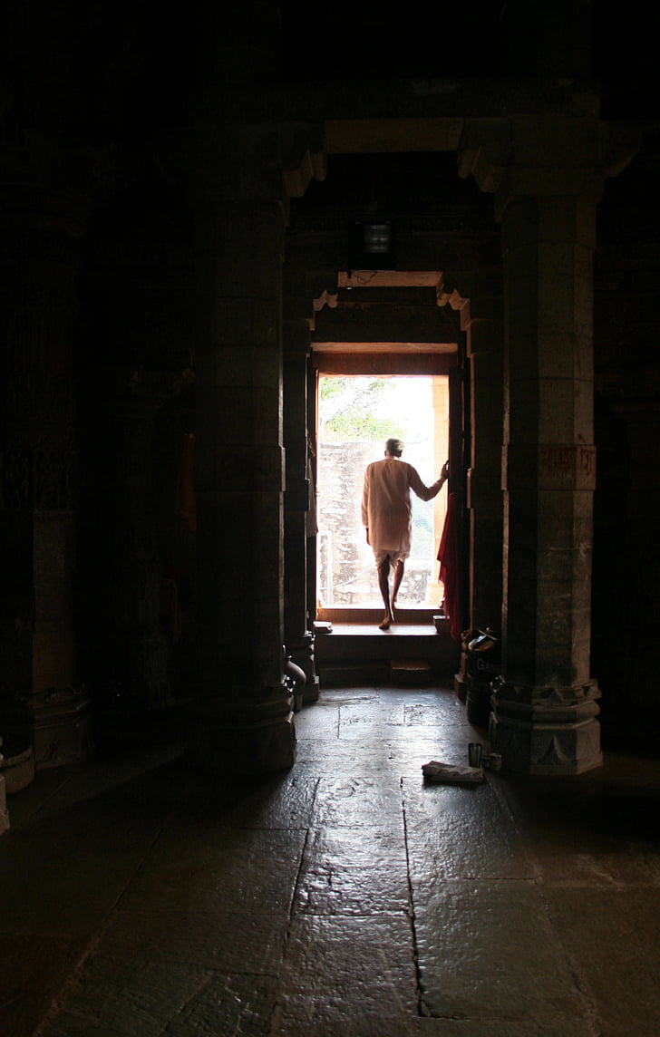 templis, hinduisms, Rajasthan, durvis vaļā, Indija, ceļojumi