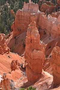 Bryce c, Bryce canyon, Utah, batu pasir, Amerika Serikat, Taman Nasional, pemandangan