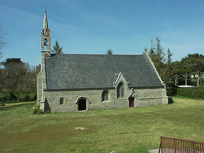Brittany, Francia, piccola chiesa