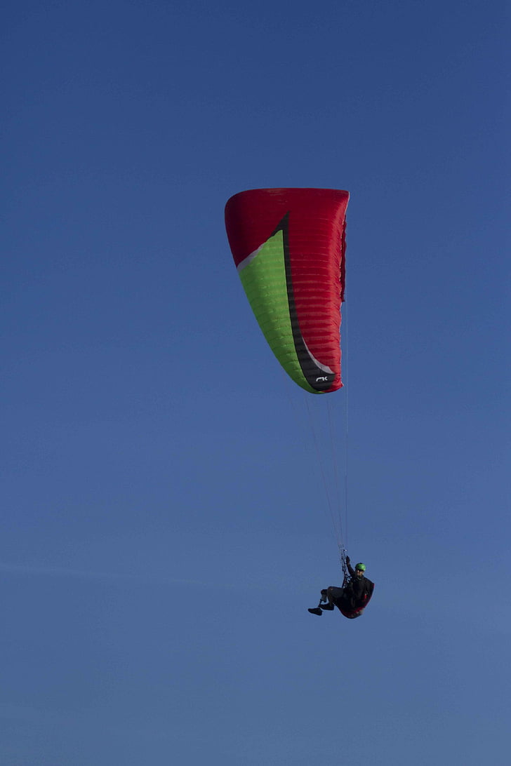 paraglider, kite, wing, flight, sport, recreation, flying