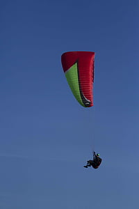 Paraglider, kite, Wing, fly, sport, rekreasjon, Flying