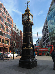 Londres, relógio, Inglaterra, britânico, Estação Victoria