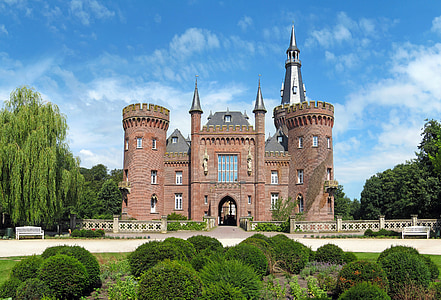 Schloss moyland, Moyland, Castell, arquitectura, Monument, edifici, el Palau